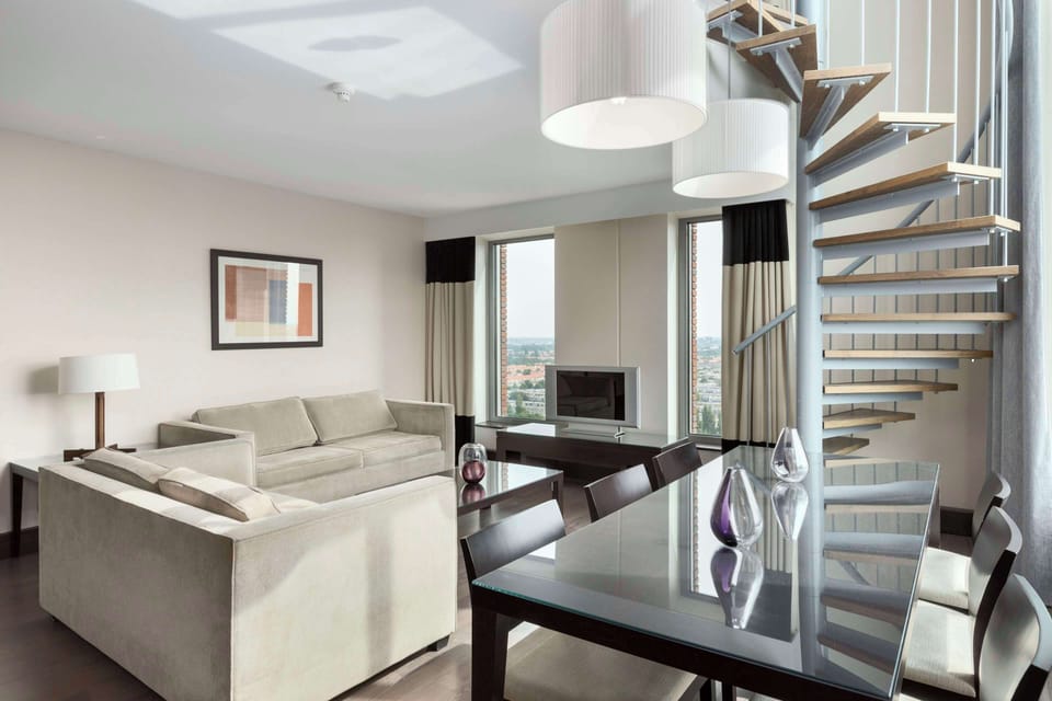 Maisonette Suite, View | Minibar, in-room safe, desk, soundproofing
