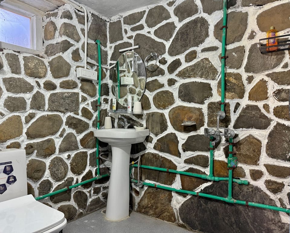 Comfort Shared Dormitory | Bathroom | Shower, rainfall showerhead, free toiletries, hair dryer