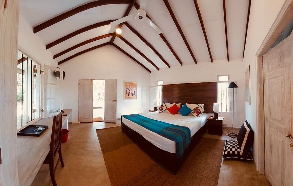 Deluxe Double Room, Patio, Garden View | Premium bedding, individually furnished, bed sheets