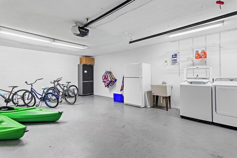 Garage with Beach Gear