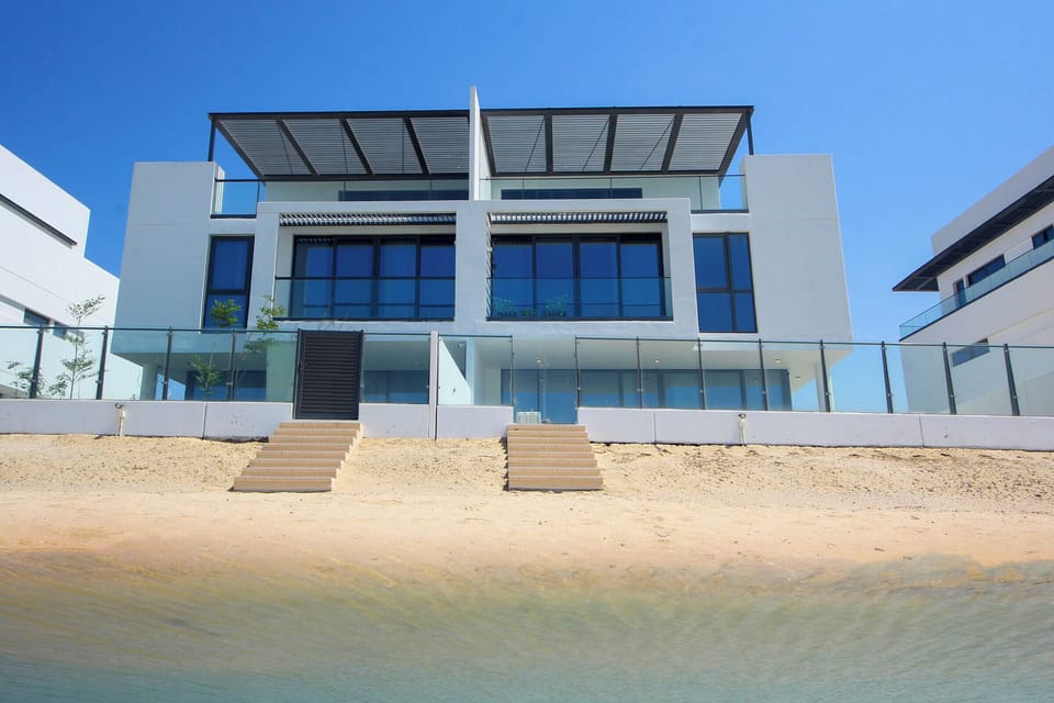 Private beach