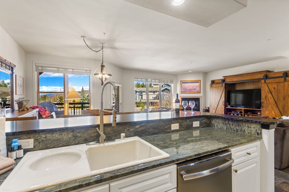 Enjoy the view of your crew as they relish in their Breckenridge vacation