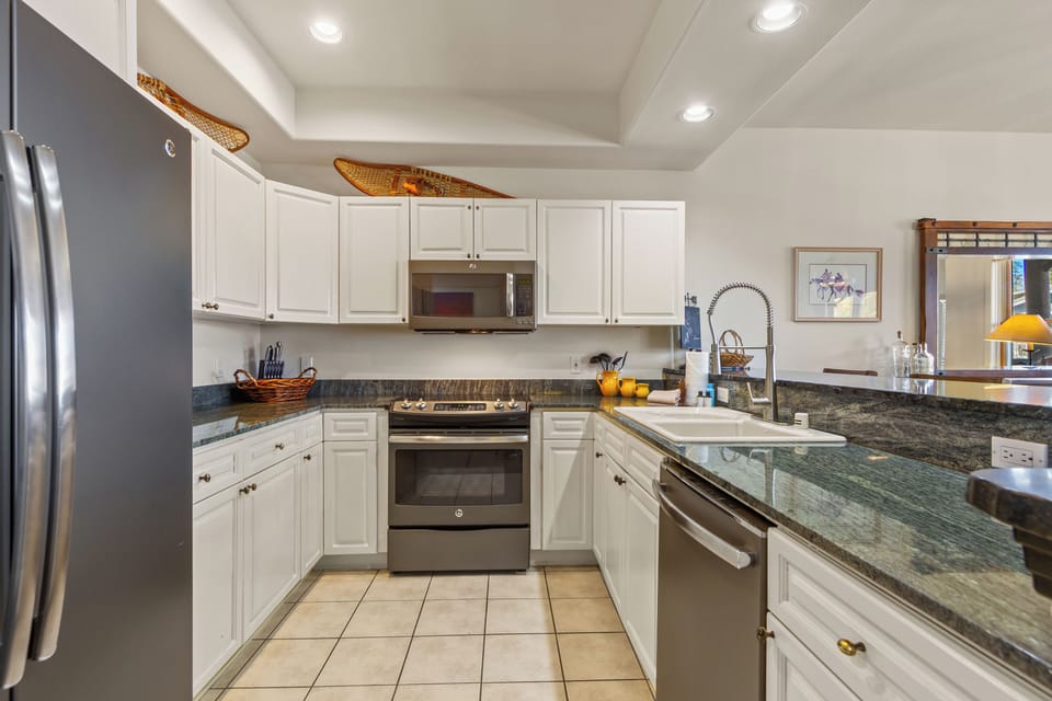 Kitchen with everything needed for real cooking, real meals, and real fun