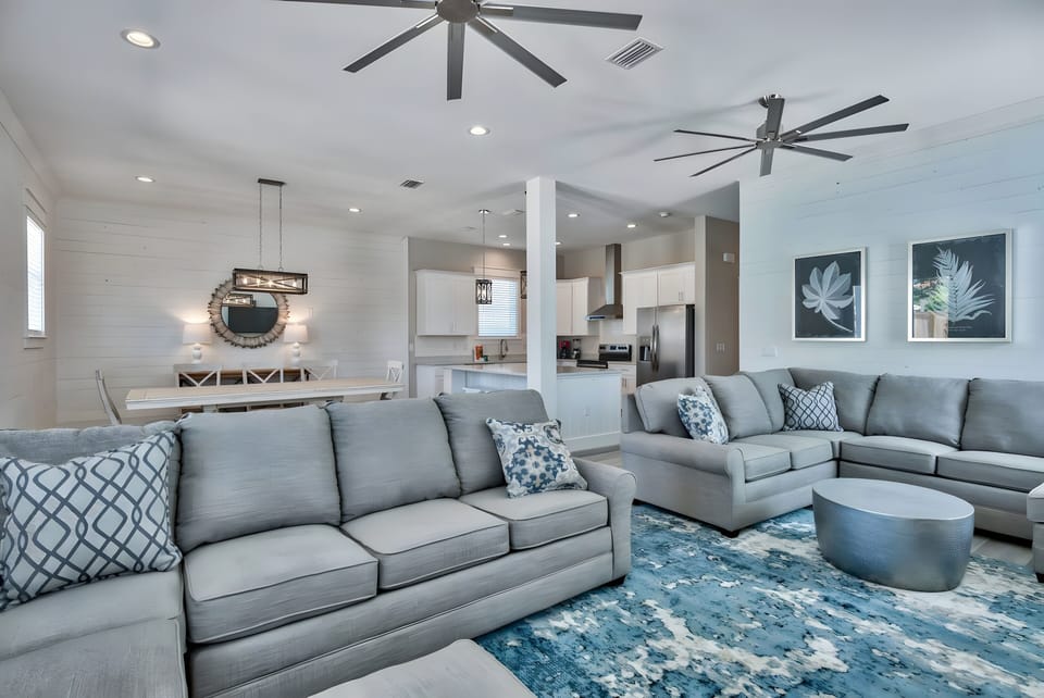 Spacious seating and open design create a relaxing place to gather and unwind.