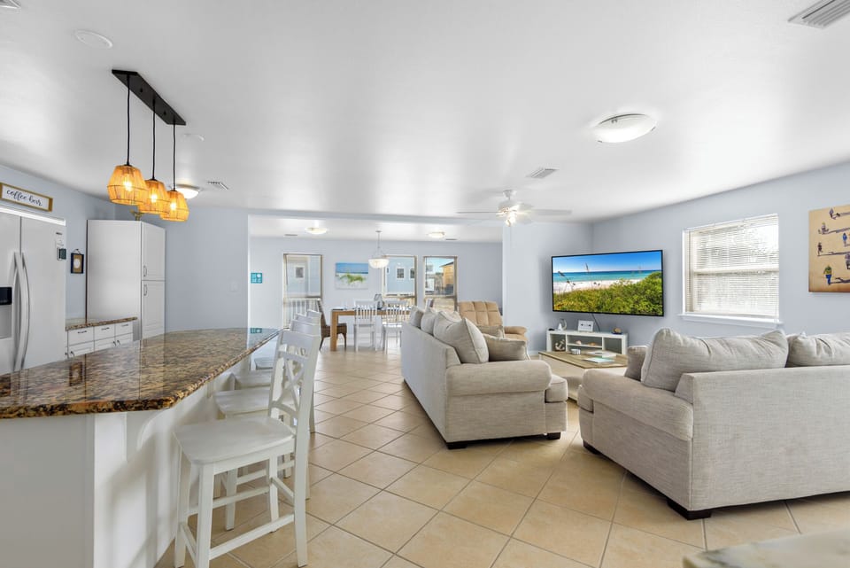 Spacious and open