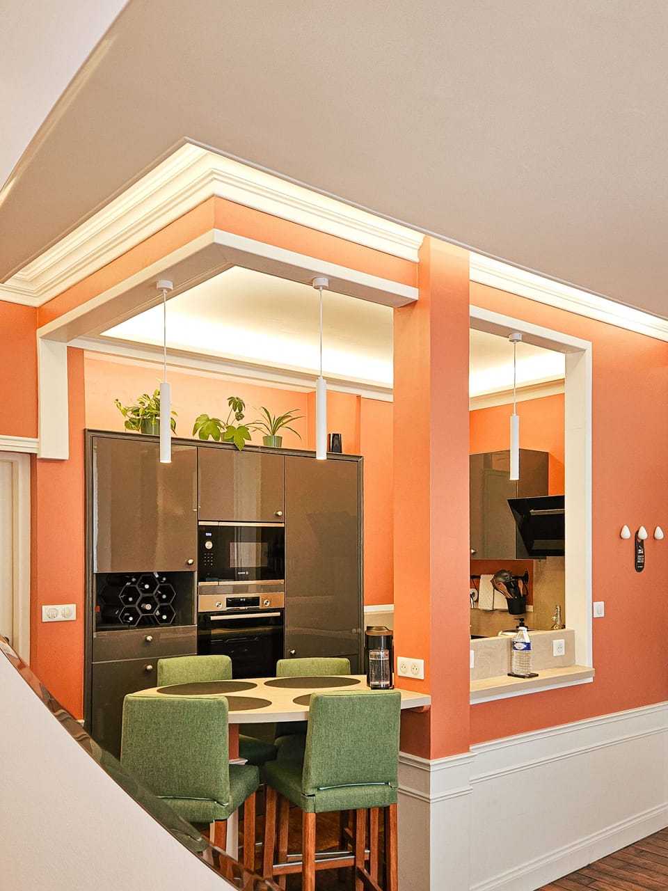 View of the kitchen