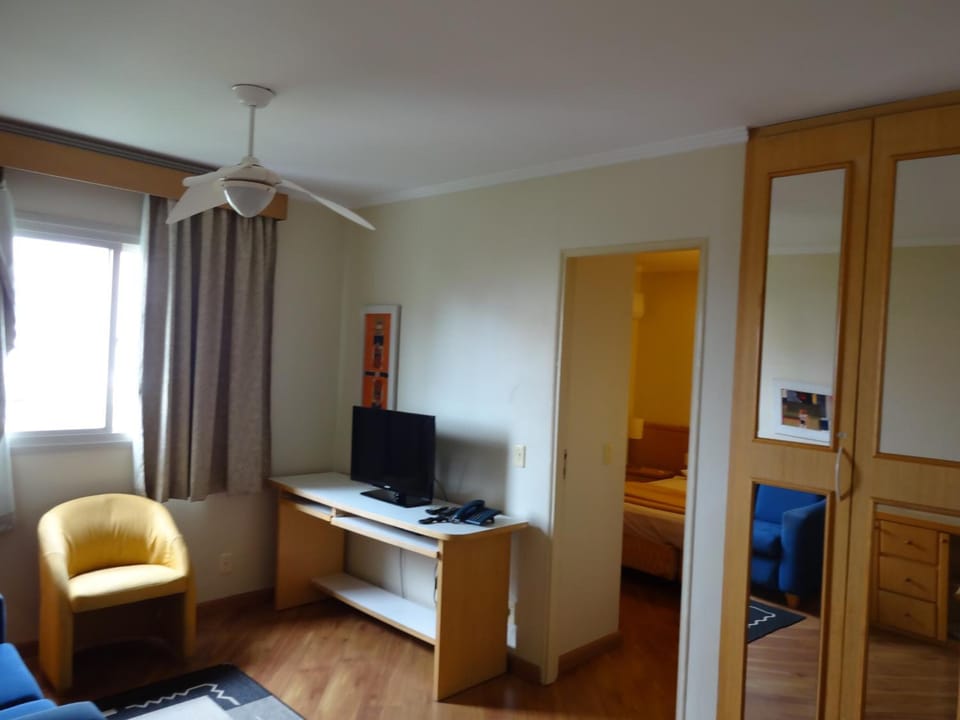 Minibar, desk, blackout drapes, free WiFi