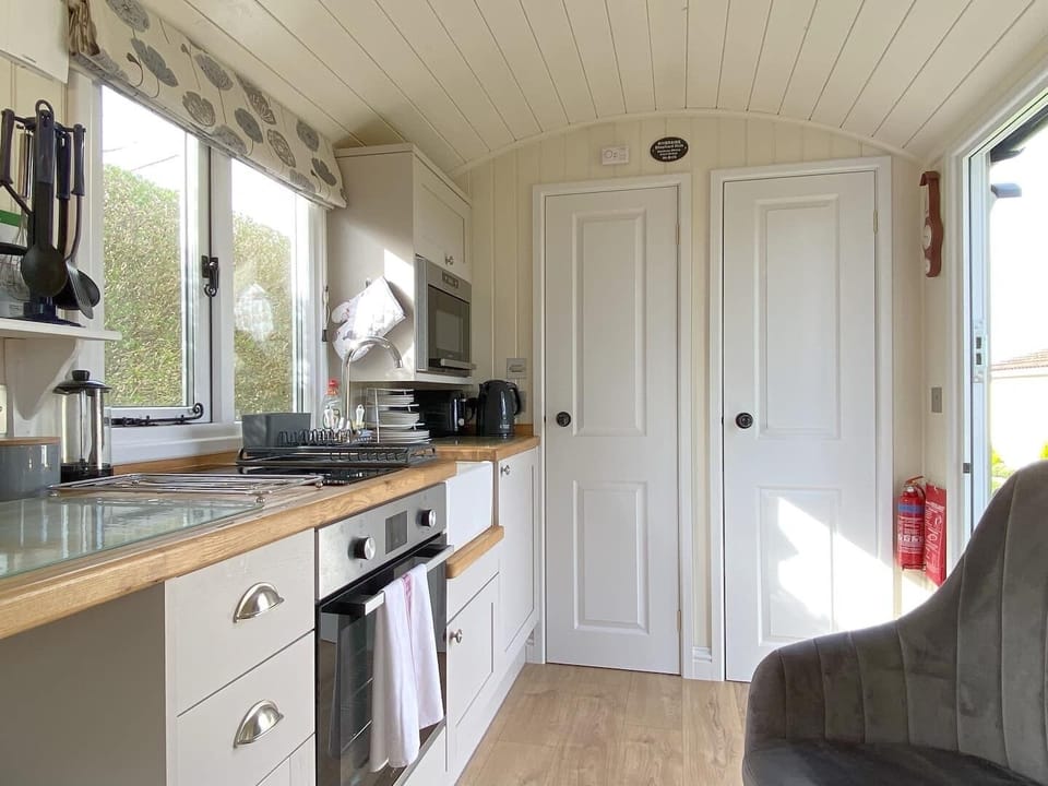 Microwave, oven, electric kettle