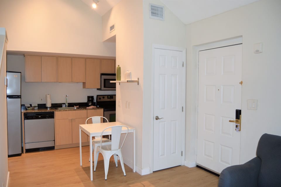 Two Bedroom Penthouse Double | Private kitchen | Coffee/tea maker, fridge, microwave, stovetop