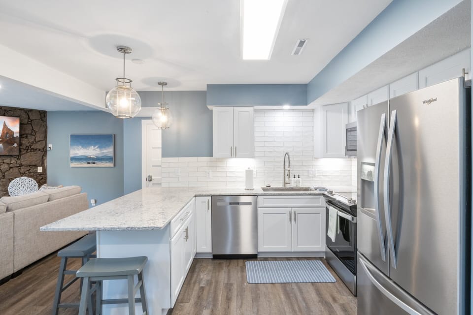 Condo, Multiple Beds, Patio (Castaway Cove Unit 9) | Private kitchen