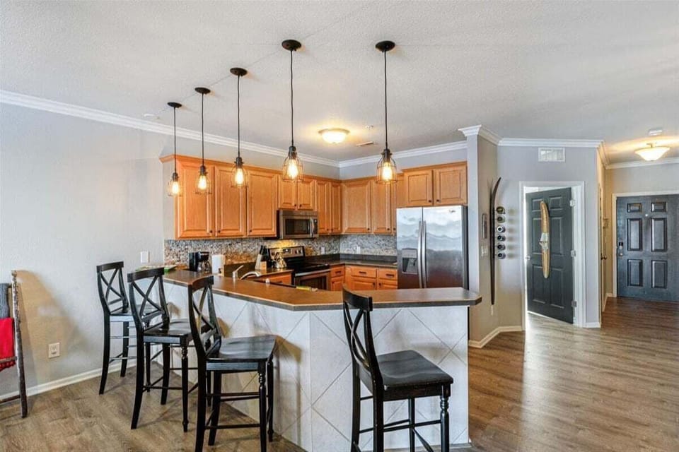 Condo, Multiple Beds, Patio (Good Vibes Lodge) | Private kitchen