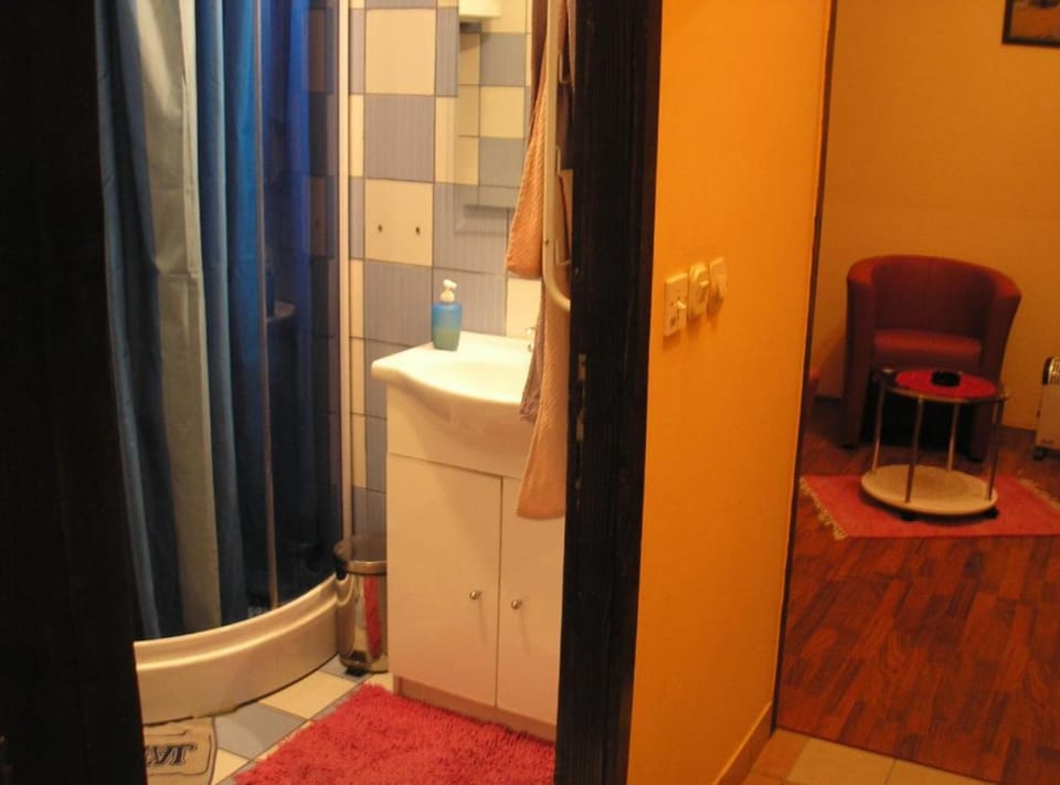 Shower, towels