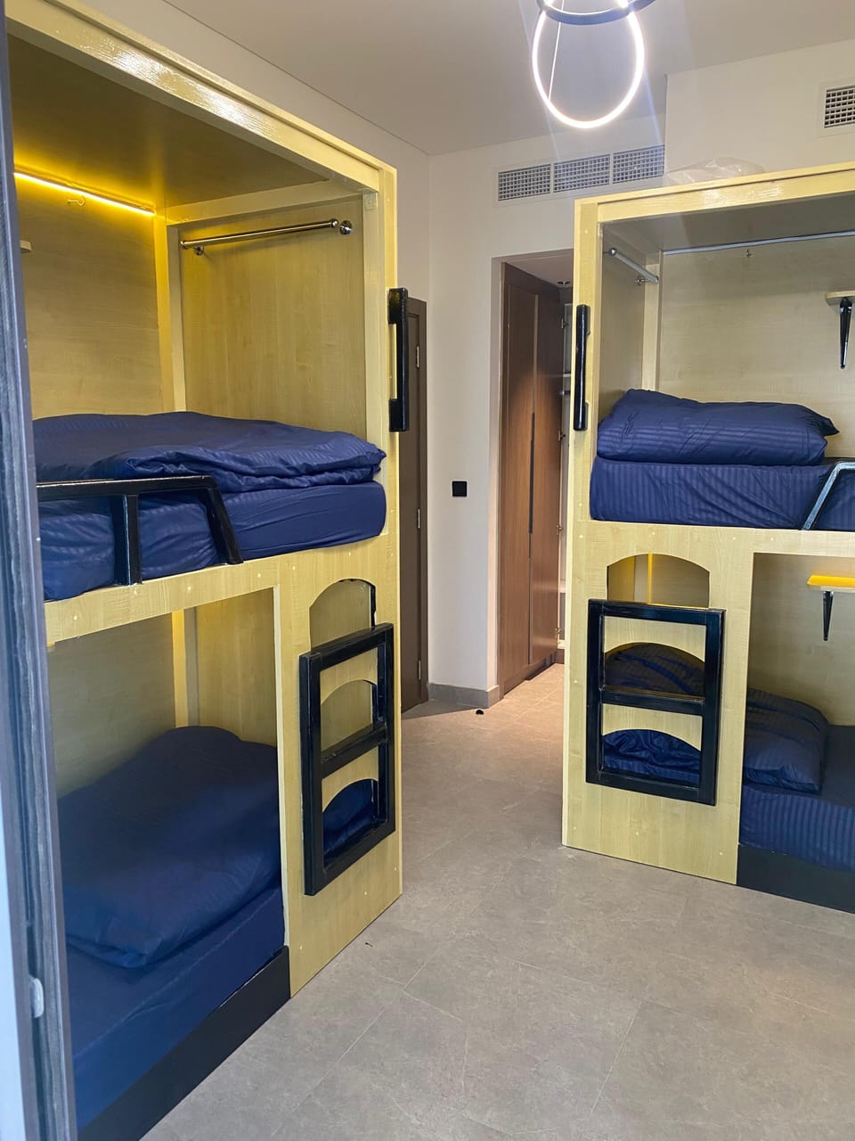 Luxury Shared Dormitory, Mixed Dorm, Balcony, City View | Iron/ironing board, free WiFi