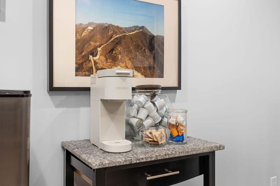 Start your day with fresh coffee and quality time together in a peaceful, comfortable space.
