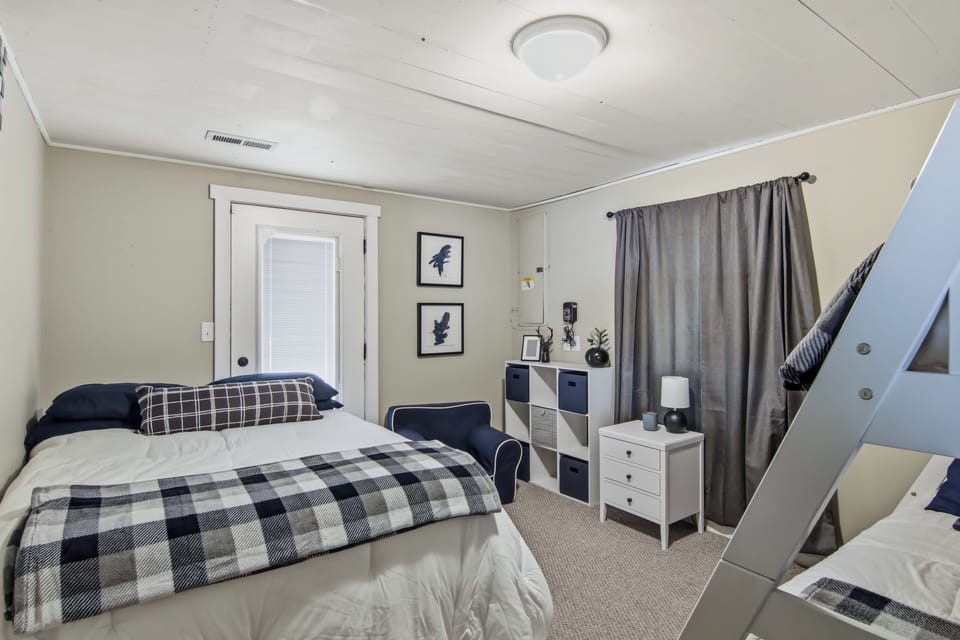 Bedroom 7 with full size bed and twin over queen bunk bed