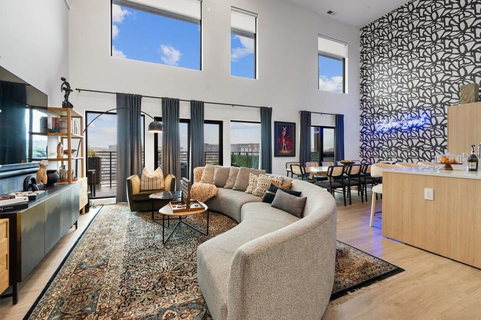 Stylish and inviting space to gather, relax, and make yourself at home.