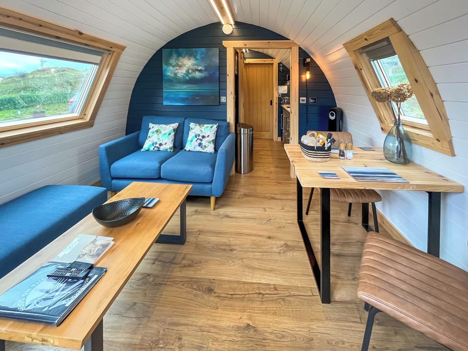 Open plan living space | Totaig - Pods on the Croft, Avernish, near Kyle