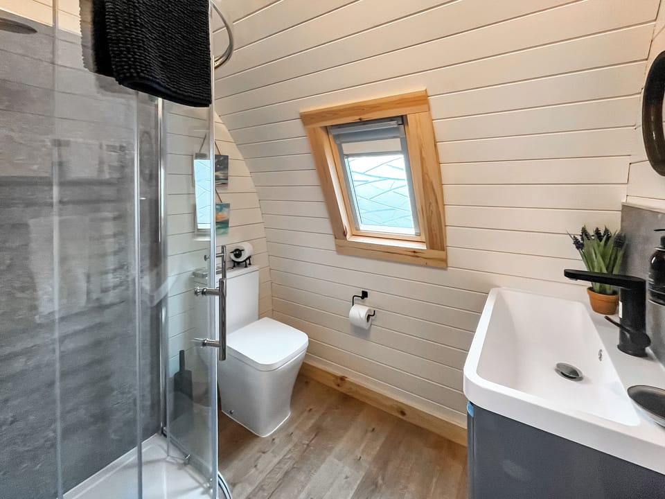 Bathroom | Totaig - Pods on the Croft, Avernish, near Kyle