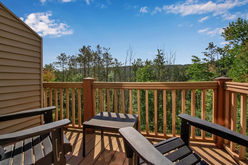 Master bedroom deck