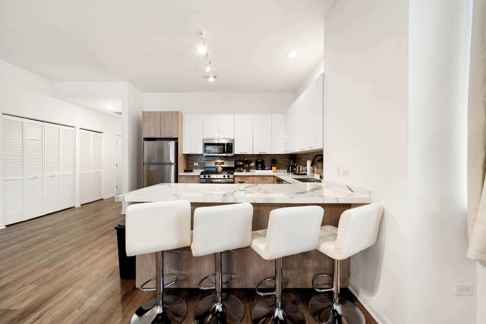 Open-plan kitchen design