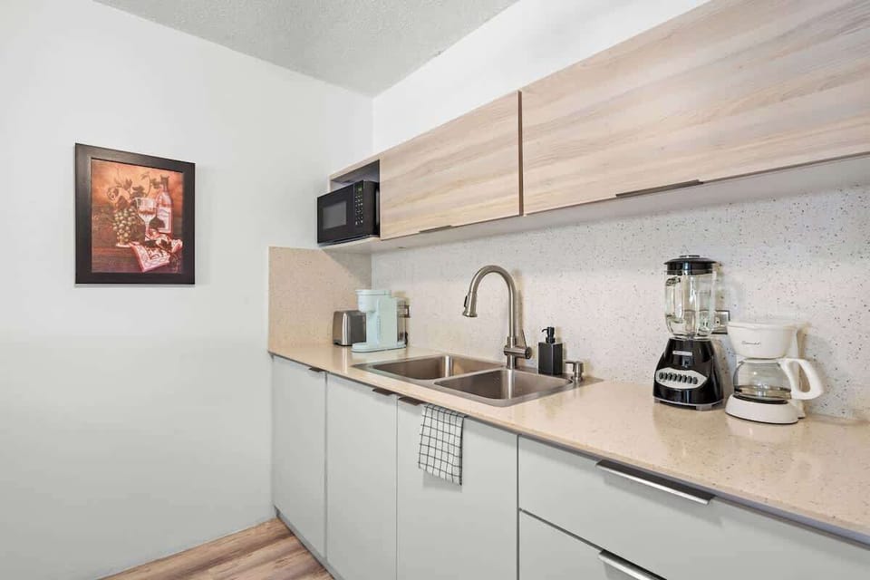 Grab a morning brew at our convenient coffee station, thoughtfully arranged to kickstart your day with everything you need.