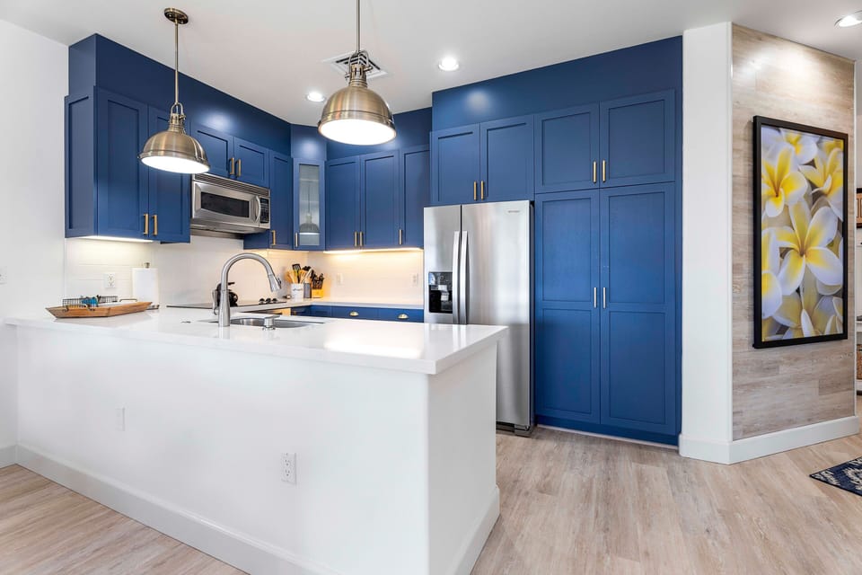 Condo, Multiple Beds, Lanai, Ocean View (Halii Kai 11D) | Private kitchen