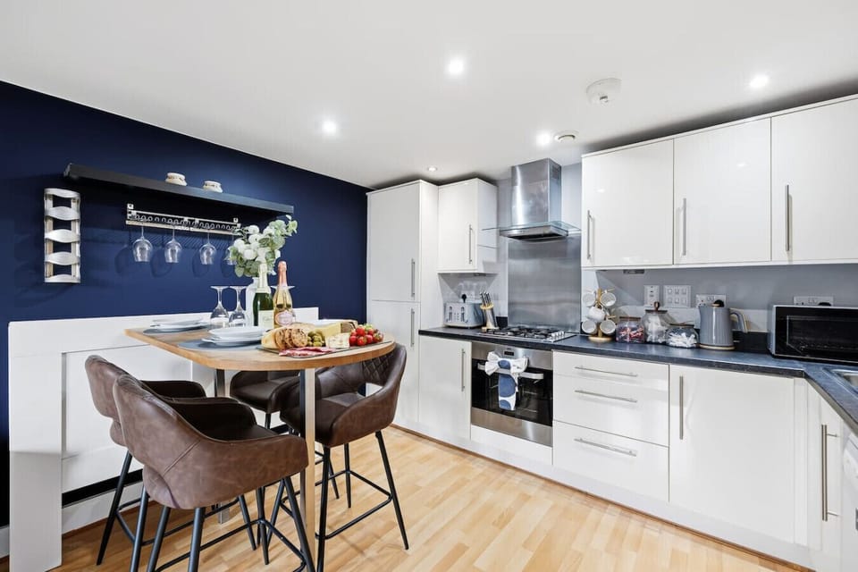 Enjoy a bright, open-plan living, dining, and kitchen area — perfect for relaxing, cooking, and dining together.