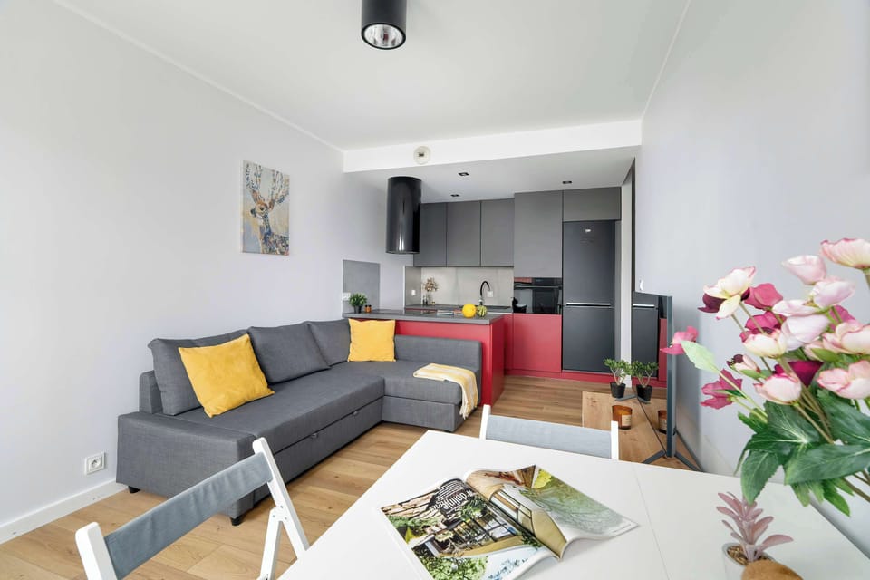 Unwind on the comfortable sofa that can be converted into double bed.