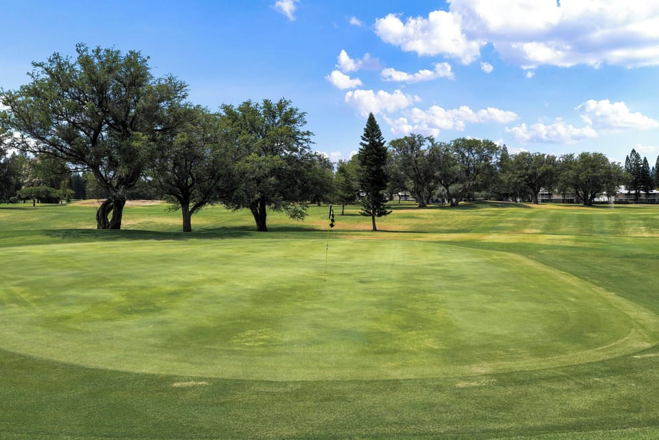 Golf course on property