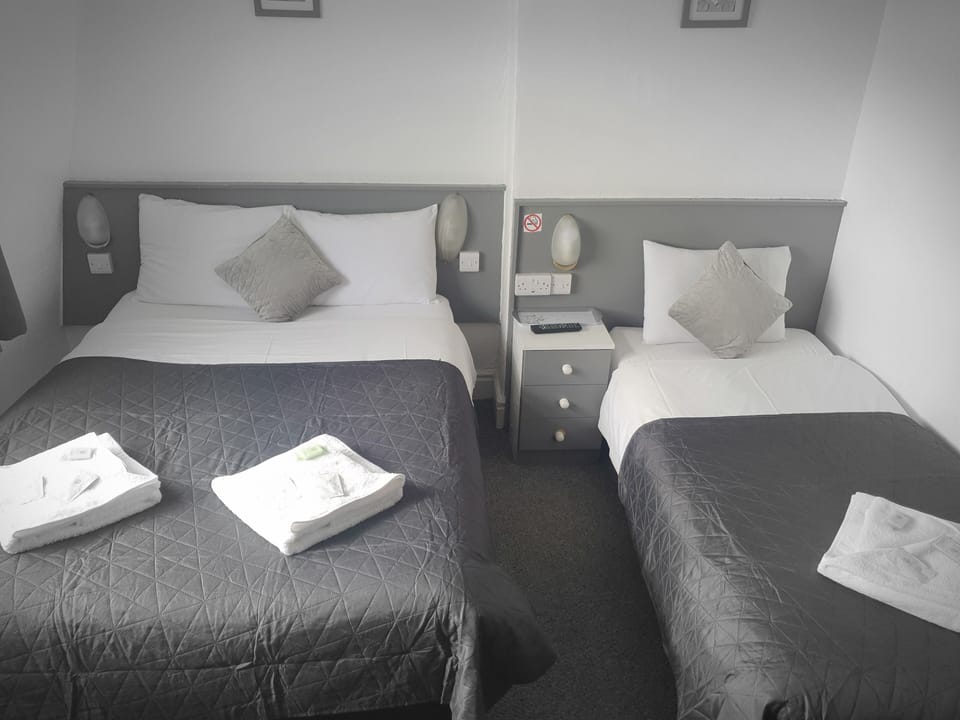 Triple Room | Desk, iron/ironing board, free cribs/infant beds, travel crib