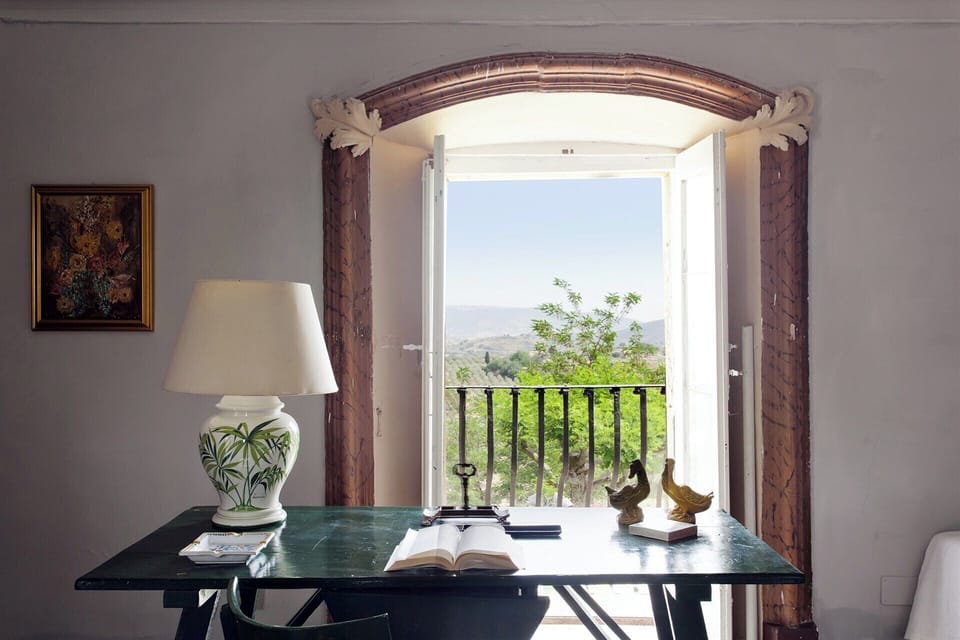 Beautiful views from the twin bedroom.