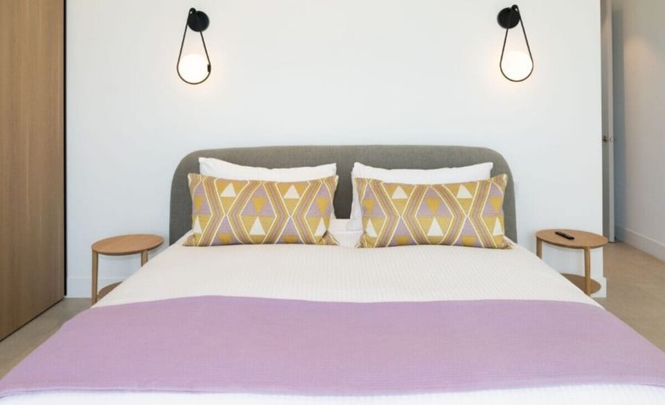 Sink into plush pillows for a perfectly restful night’s sleep.