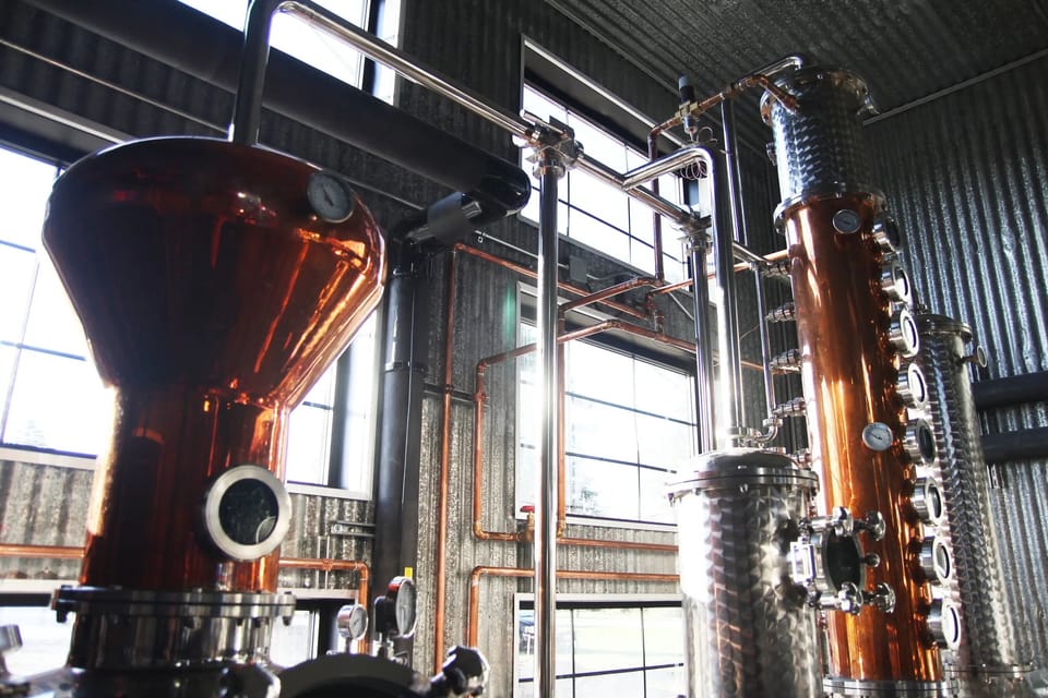 Copper Kettle Distilling Company. 1.5-3 miles away from the property.
