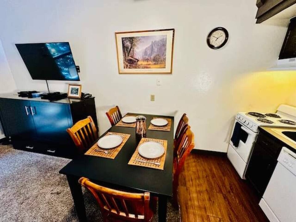 Dining and kitchen
