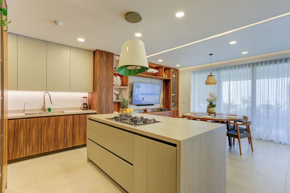 House, Garden View | Private kitchen | Coffee/tea maker, full-size fridge, microwave, oven