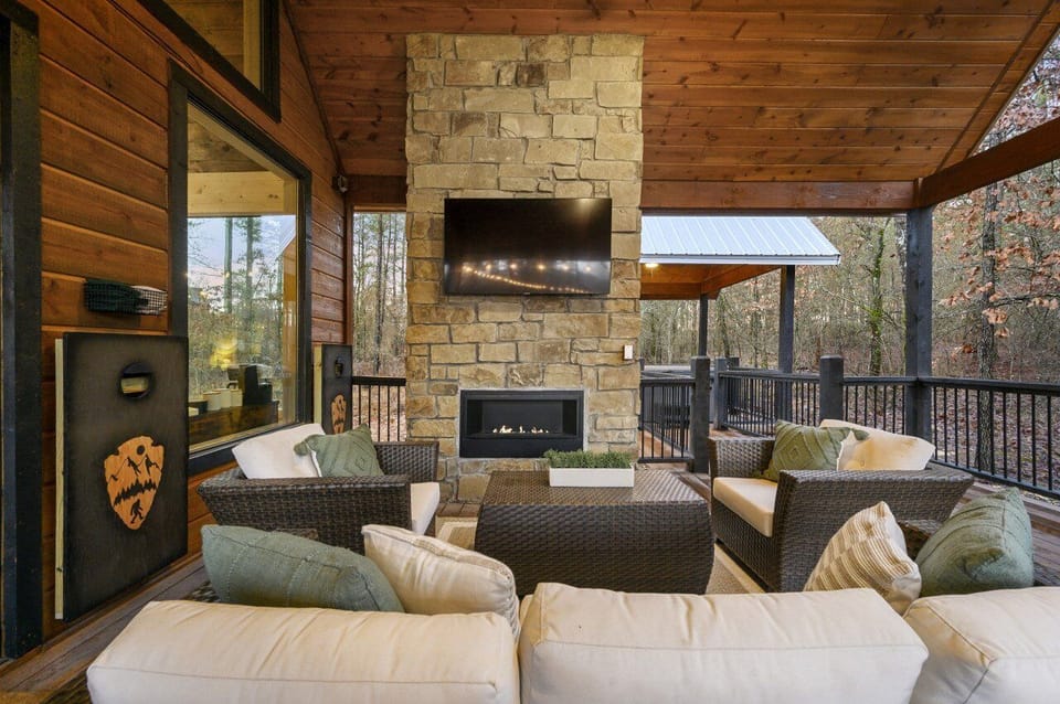 Outdoor patio area