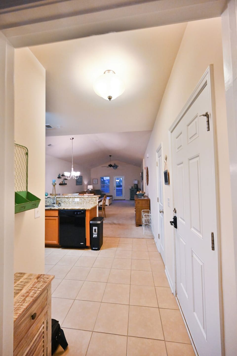 Well-stocked kitchen perfect for short or long stays.