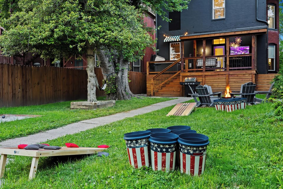 Backyard: Game On! Unwind with Friends in the Ultimate Entertainment Lounge—Fun Starts Here!