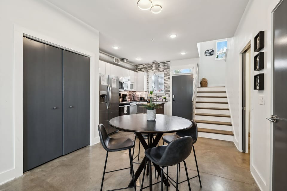 Dining Area: A warm welcome in every seat—share meals, stories, and good times here