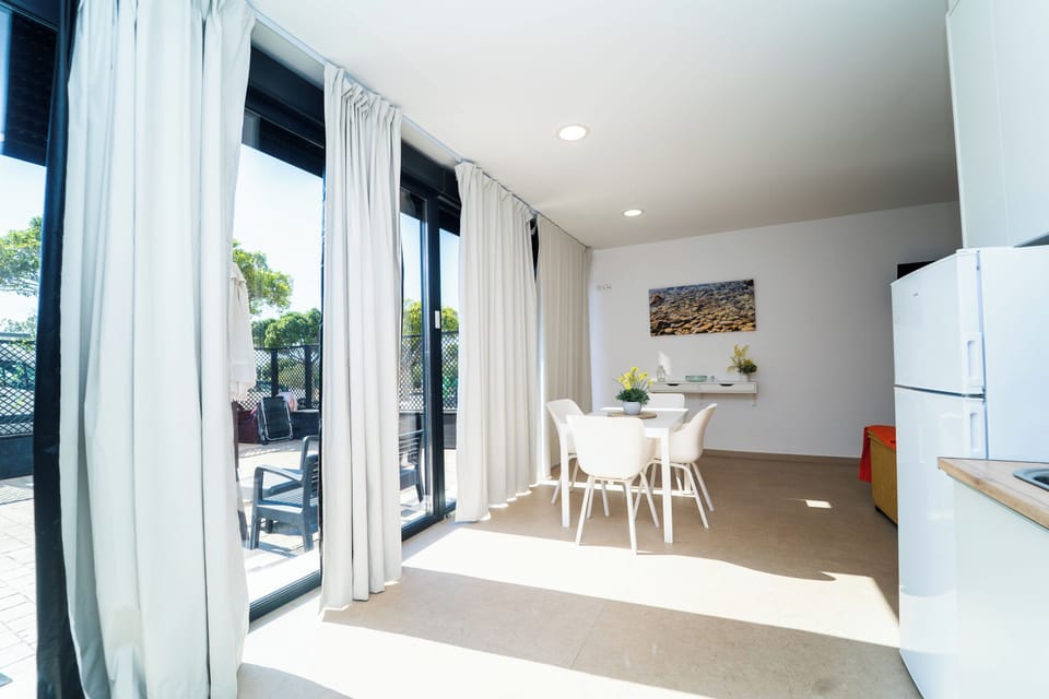 CA STUDIO-TERRAZA-VISTA PLAYA | Private kitchen | Full-size fridge, microwave, stovetop, espresso maker