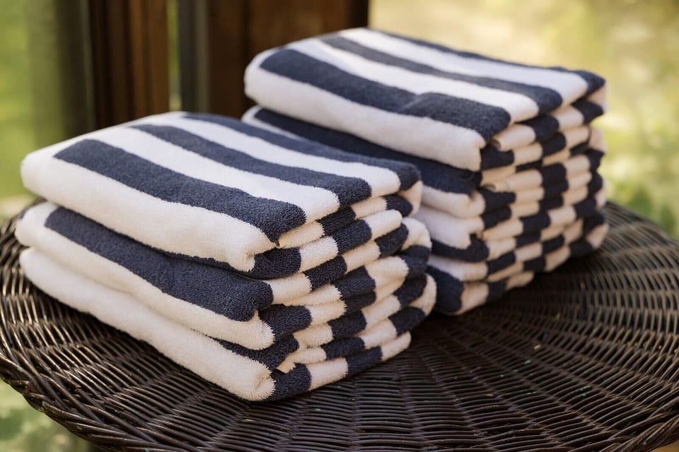 Pool towels are provided