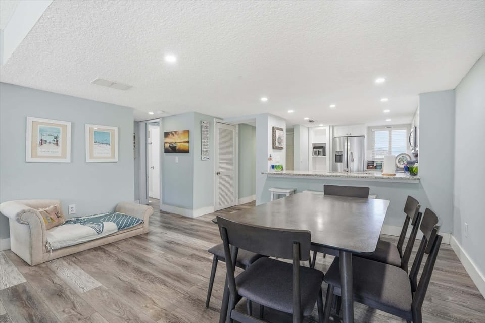 Enjoy family meals at the spacious dining table, ideal for entertaining.