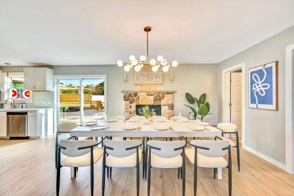 Large dining table for 10