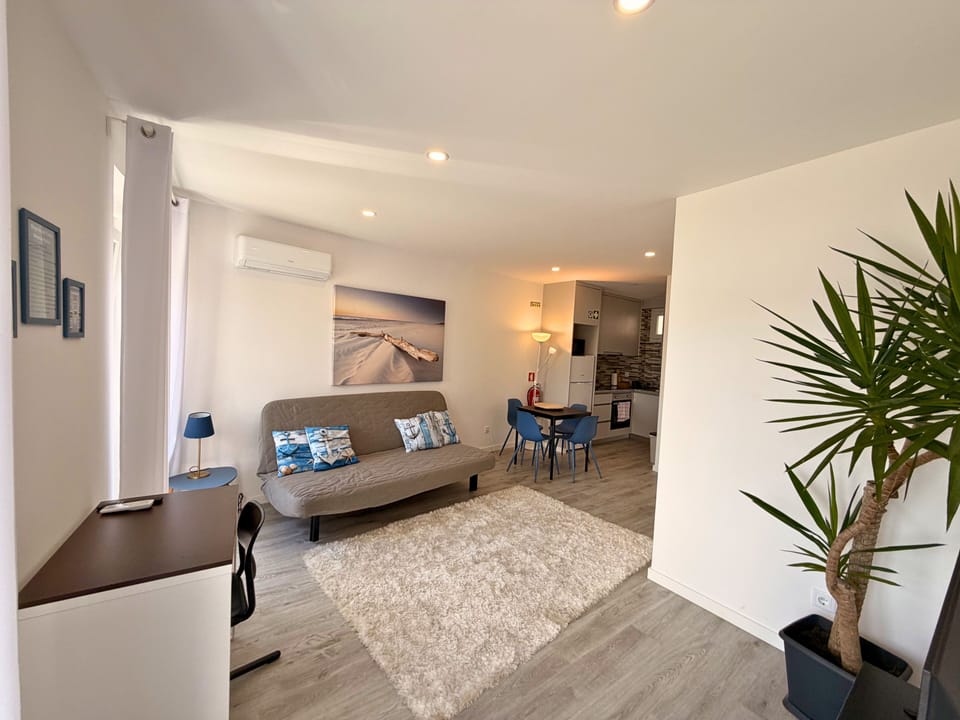 Apartment, Kitchenette, River View | Living area | 43-inch flat-screen TV with cable channels