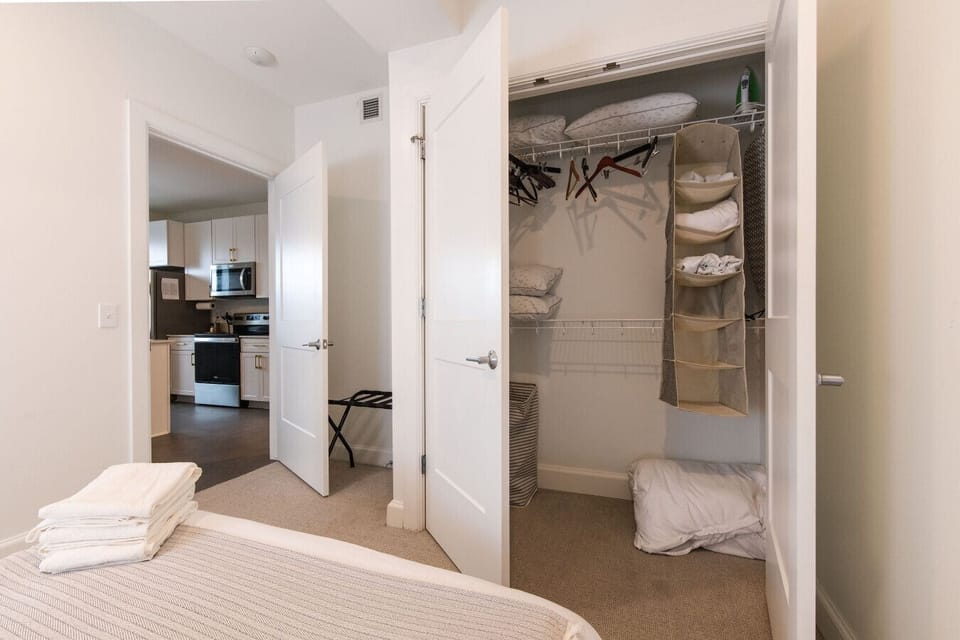 Ample storage so you can unpack, settle in, and keep your space clear to focus on what matters