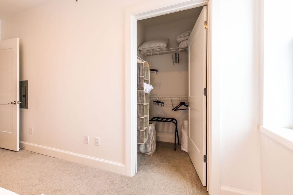 Ample storage so you can unpack, settle in, and keep your space clear to focus on what matters