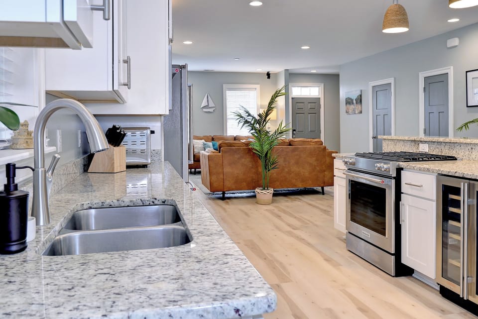 Enjoy a spacious kitchen designed for cooking and sharing meals.