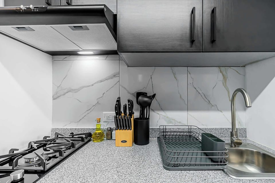Modern kitchen with sleek finishes