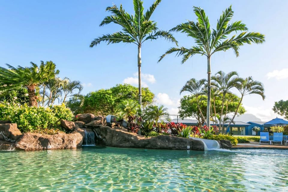 Enjoy exclusive access to Poipu Beach Athletic Club during your stay, featuring a pool, jacuzzi, and gym, all just a short five-minute drive from the unit.