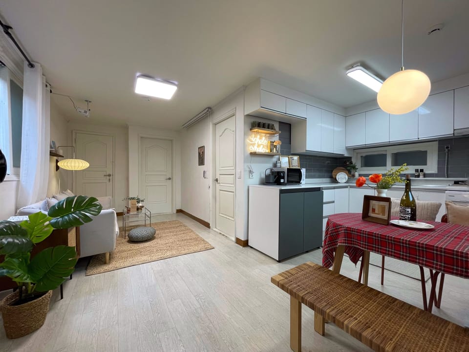 Family Apartment, Multiple Beds | Blackout drapes, soundproofing, iron/ironing board, free WiFi